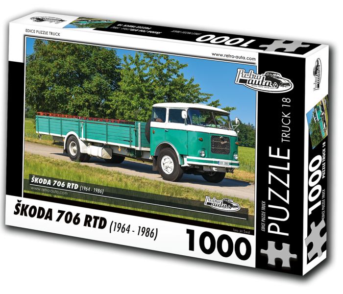 Puzzle - Retro-auta - Škoda 706 RTD (1964-1986)