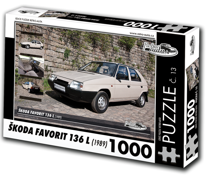 Puzzle - Retro-auta - Skoda Favorit 136 L (1989)