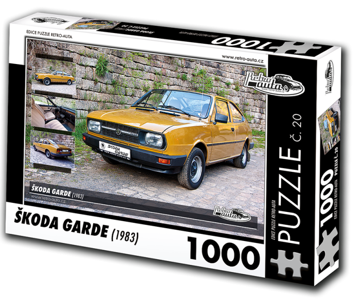 Puzzle - Retro-auta - Skoda GARDE (1983)