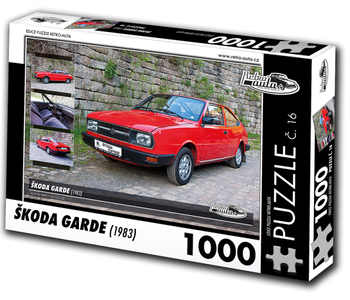 Puzzle - Retro-auta - Skoda Garde (1983)