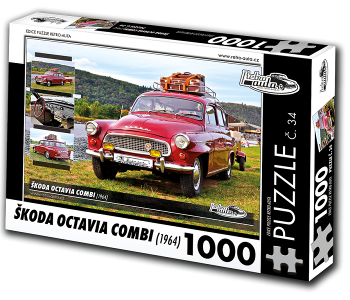 Puzzle - Retro-auta - Skoda Octavia Combi (1964)
