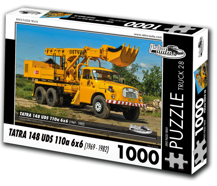 Puzzle - Retro-auta - Tatra 148 UDS 110a 6x6 (1969-1982)
