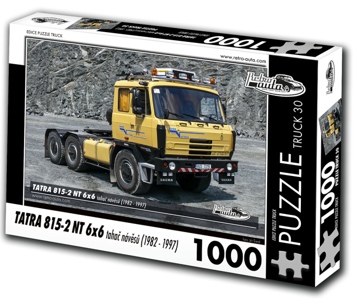 Puzzle - Retro-auta - Tatra 815-2 NT 6x6 Trattore per semirimorchio (1982-1997)