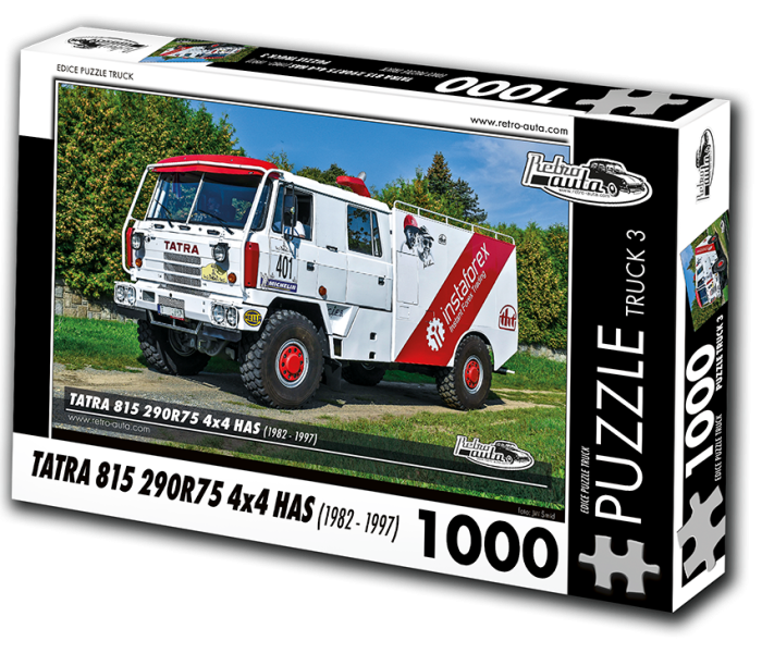 Puzzle - Retro-auta - Tatra 815 290R75 4x4 HAS (1982-1997)