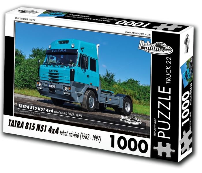 Puzzle - Retro-auta - Tatra 815 N51 Trattore per semirimorchio (1982-1997)