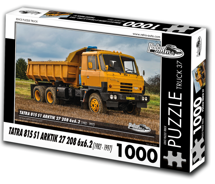 Puzzle - Retro-auta - Tatra 815 S1 ARKTIK 27 208 6x6.2 (1982-1997)