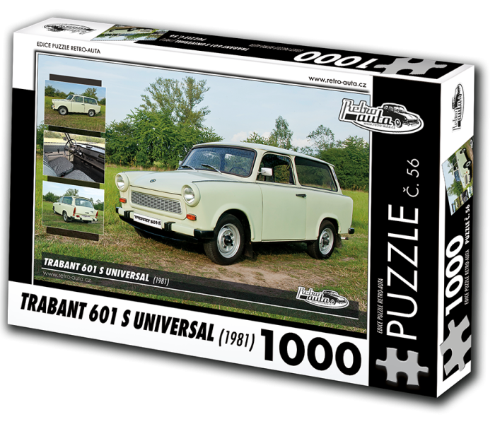 Puzzle - Retro-auta - Trabant 601 S Universal (1981)