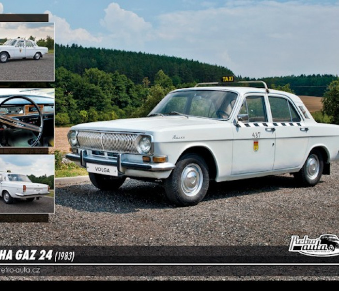 Puzzle - Retro-auta - Volha GAZ 24 (1983)