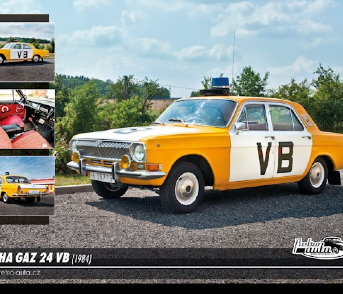 Puzzle - Retro-auta - Volha GAZ 24 VB (1984)