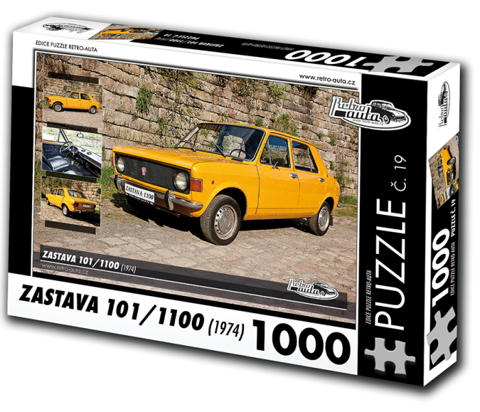 Puzzle - Retro-auta - Zastava 101-1100 (1974)