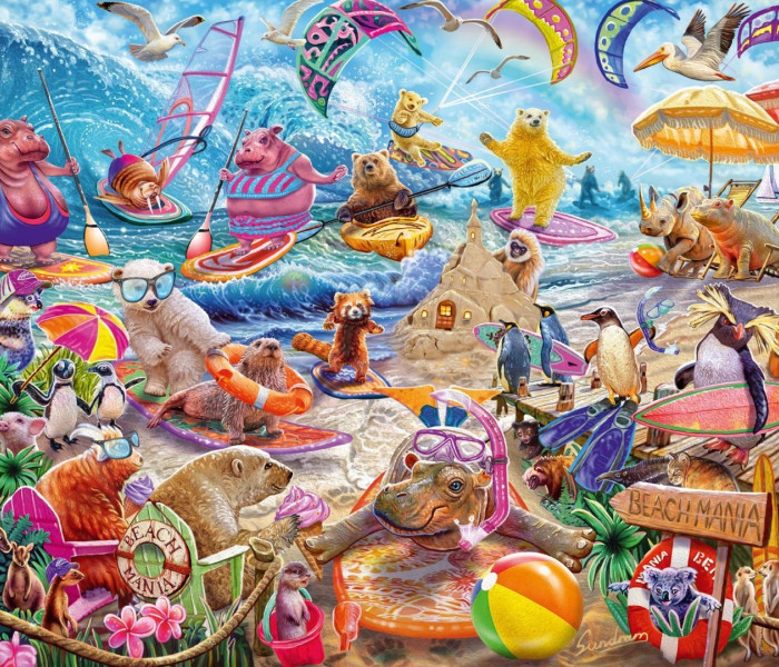 Puzzle - Schmidt - Spiaggia pazza