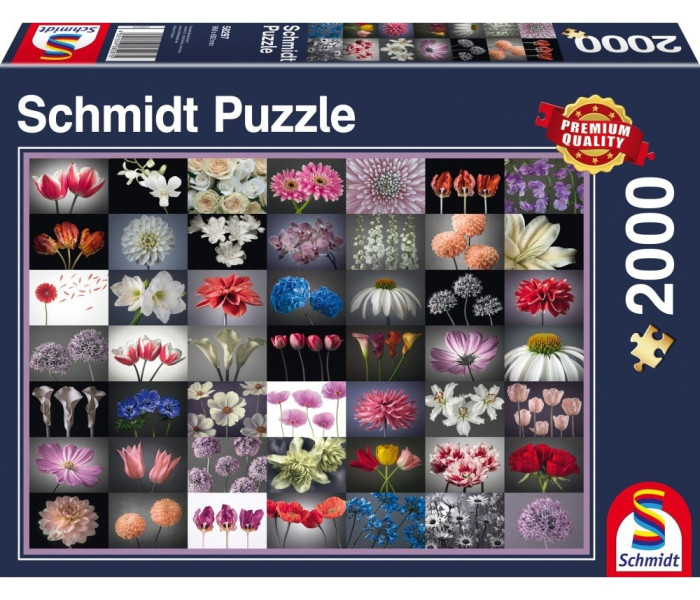 Puzzle - Schmidt - Biglietto di auguri floreale
