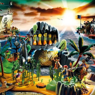 Isola dei pirati + figurina