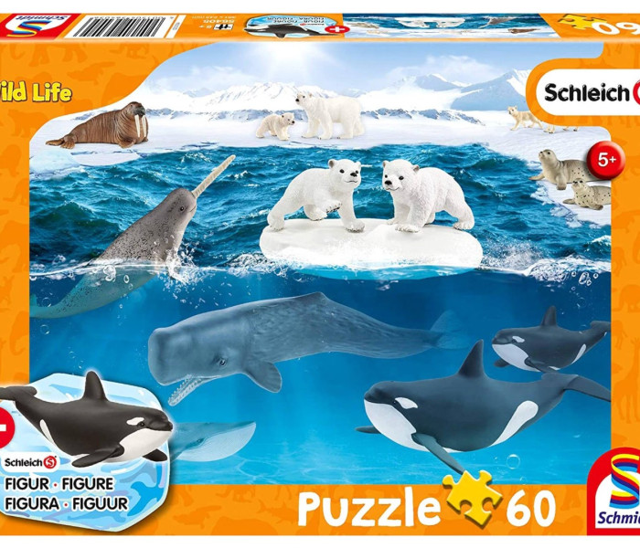 Puzzle - Schmidt - In Antartide + figurina