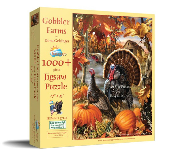 Puzzle - Sunsout - Tacchini in autunno