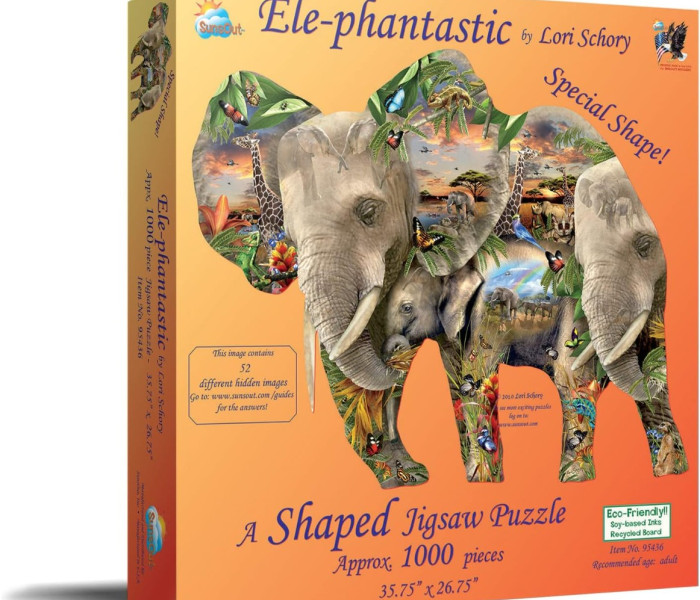Puzzle - Sunsout - Elefanti