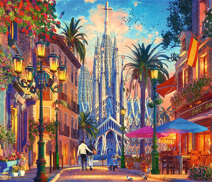 Puzzle - Trefl - Barcellona, ​​​​Spagna