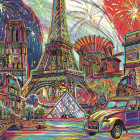 Puzzle - Trefl - Colori di Parigi