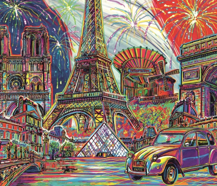 Puzzle - Trefl - Colori di Parigi