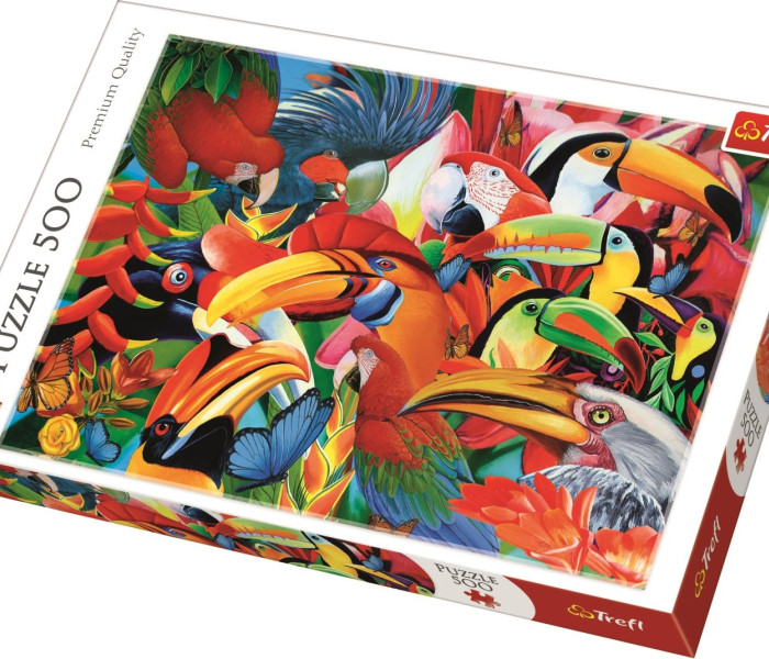 Puzzle - Trefl - Uccelli colorati