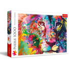 Puzzle - Trefl - Leone colorato