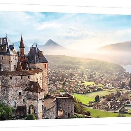 Castello di Menthon, Francia - Puzzle Panoramico