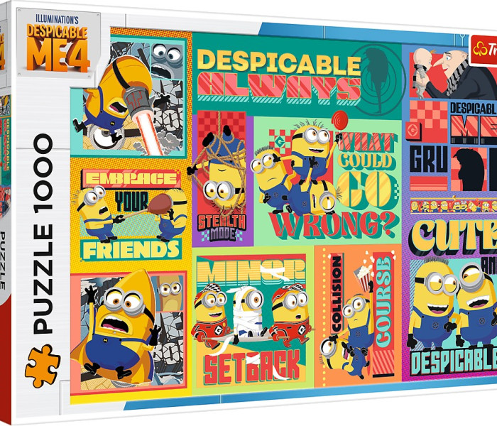 Puzzle - Trefl - Cattivissimo me 4: Gru e i Minions