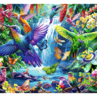 Puzzle - Trefl - Colibrì ai tropici