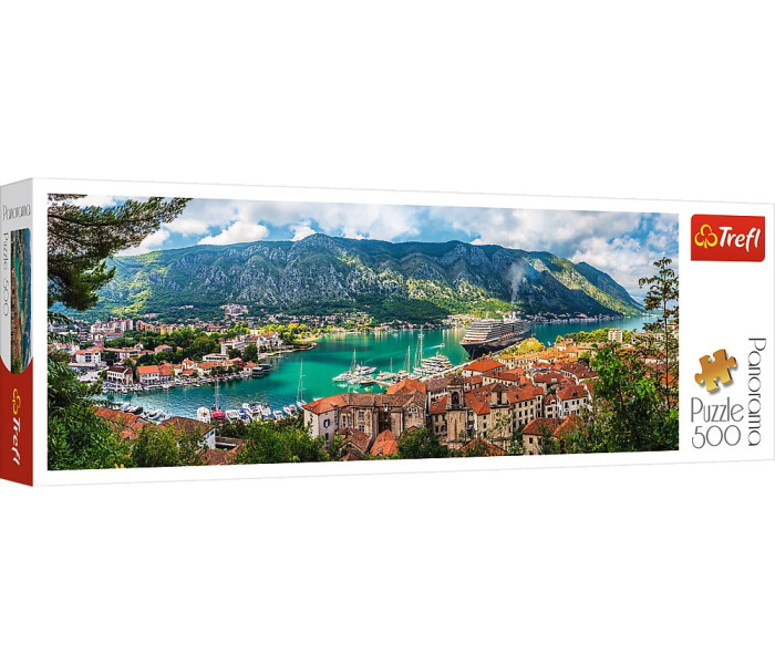 Puzzle - Trefl - Cattaro, Montenegro - Puzzle panoramico