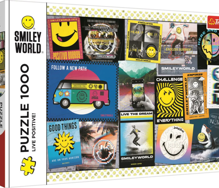 Puzzle - Trefl - Una giornata migliore con Smiley