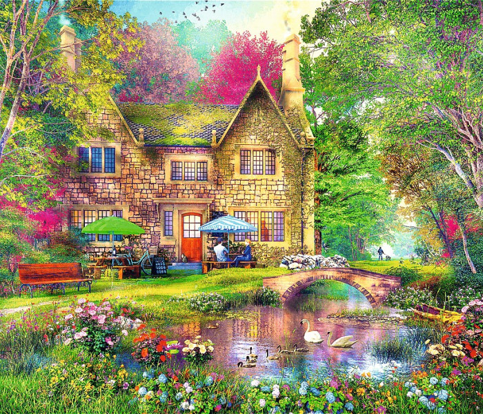 Puzzle - Trefl - Rifugio nella foresta