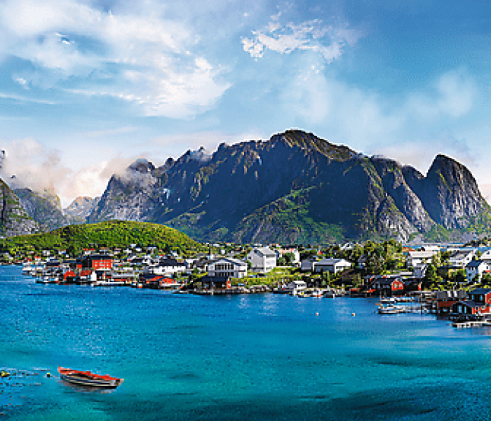 Puzzle - Trefl - Lofoten, Norvegia - Puzzle panoramico