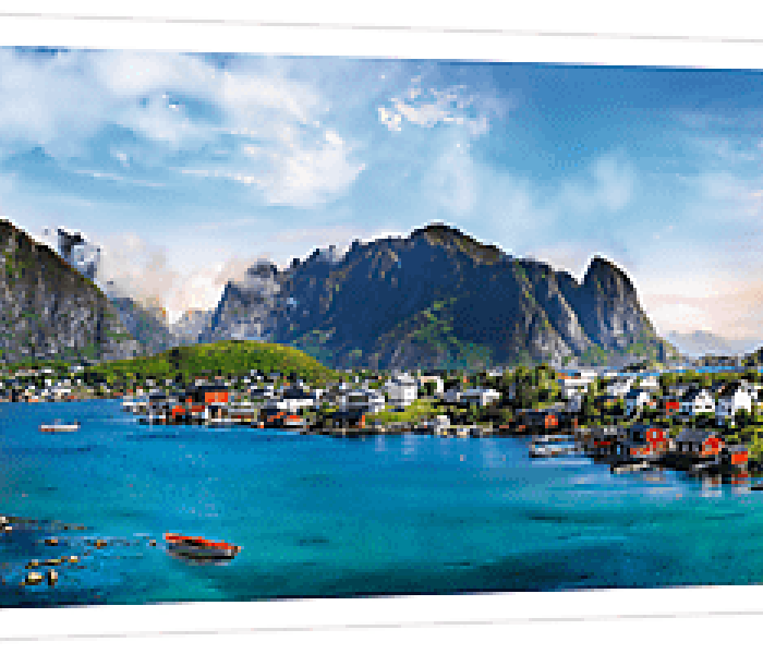 Puzzle - Trefl - Lofoten, Norvegia - Puzzle panoramico