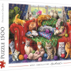 Puzzle - Trefl - Gatti sul divano
