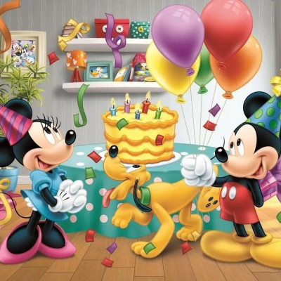 Topolino e Minnie festeggiano il loro compleanno