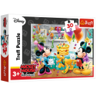 Puzzle - Trefl - Topolino e Minnie festeggiano il loro compleanno