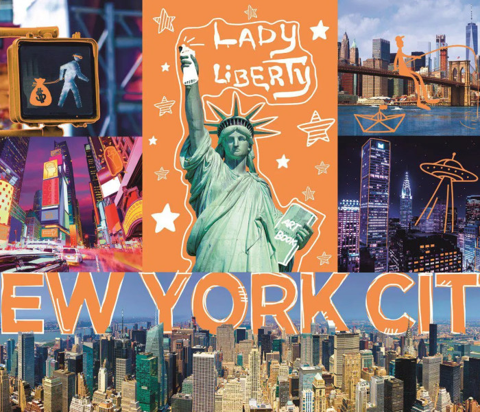 Puzzle - Trefl - Puzzle luminoso di New York