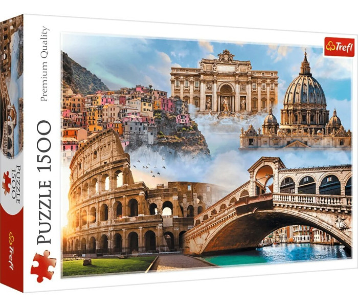 Puzzle - Trefl - Luoghi preferiti: Italia