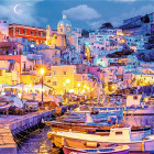 Puzzle - Trefl - Isola di Procida di notte, Italia