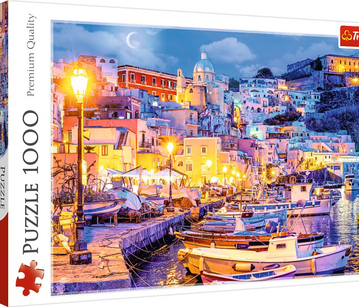 Puzzle - Trefl - Isola di Procida di notte, Italia