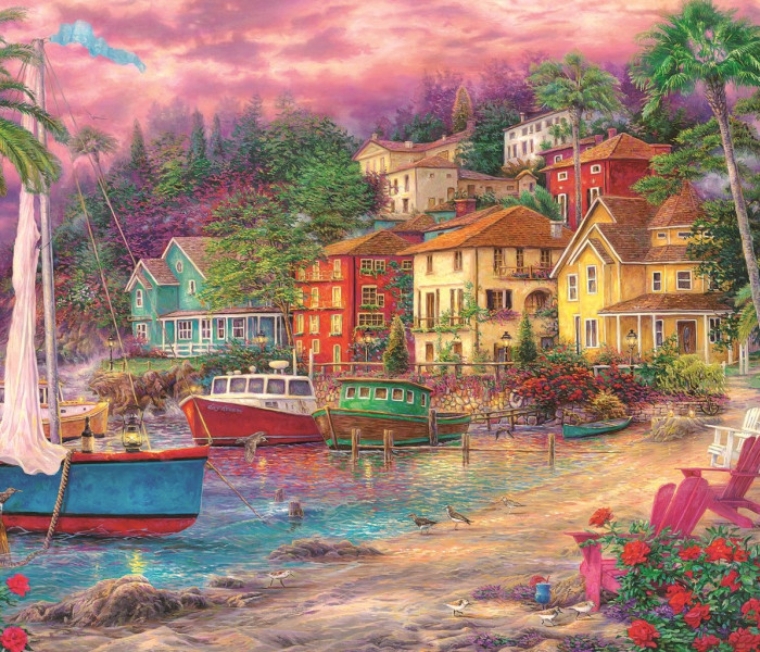 Puzzle - Trefl - Sulle rive dorate