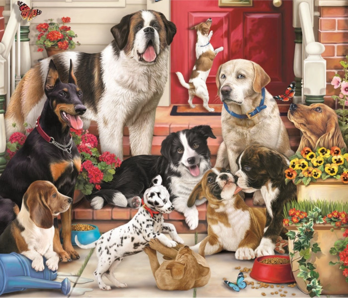 Puzzle - Trefl - Divertimento con i cani