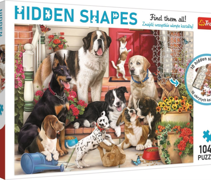Puzzle - Trefl - Divertimento con i cani