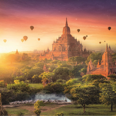 Antico tempio in Birmania