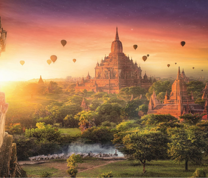 Puzzle - Trefl - Antico tempio in Birmania