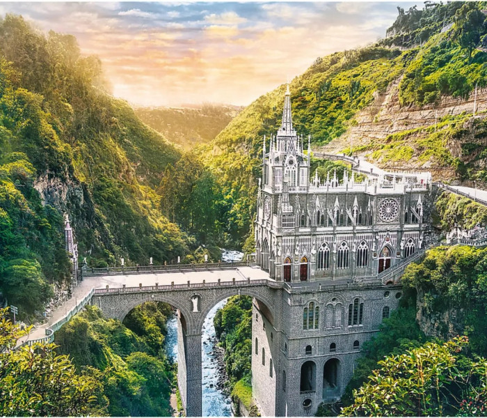 Puzzle - Trefl - Santuario di Las Lajas, Colombia
