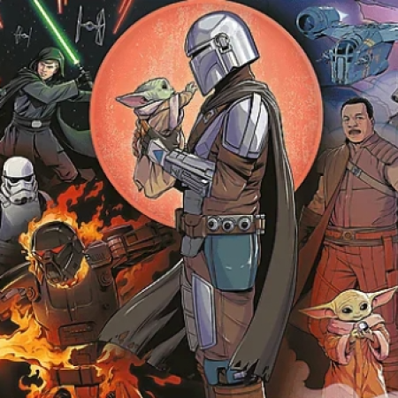 The Mandalorian:Avventura - Puzzle panoramico