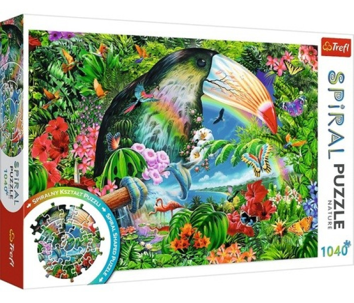 Puzzle - Trefl - Animali tropicali