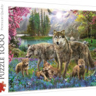 Puzzle - Trefl - famiglia dei lupi