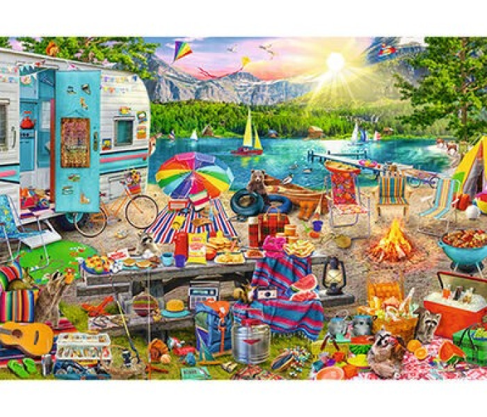 Puzzle - Trefl - Viaggio in roulotte